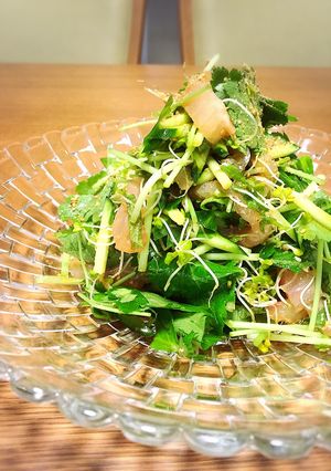 鯛と三つ葉の中華サラダ-レシピのメイン写真