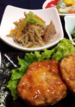 話題入り☆簡単＊豆腐入りつくね照り焼き-レシピのメイン写真