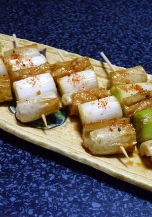 簡単！竹輪で照り焼き風焼き鳥-レシピのメイン写真