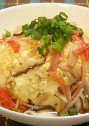 お豆腐で☆ふわふわ天津飯-レシピのメイン写真