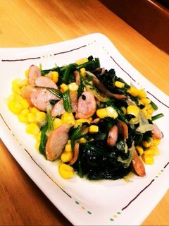 ✱ほうれん草コーンバター炒め✱-レシピのメイン写真