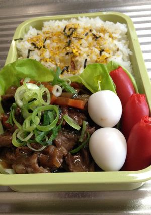 お弁当32★2016.6.8（牛肉甘辛煮-レシピのメイン写真