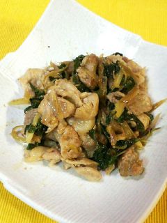 豚コマ&香味野菜の簡単♡ごま生姜炒め♪-レシピのメイン写真