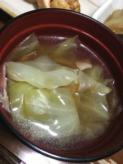 調味料は1つ!ベーコンキャベツスープ-レシピのメイン写真