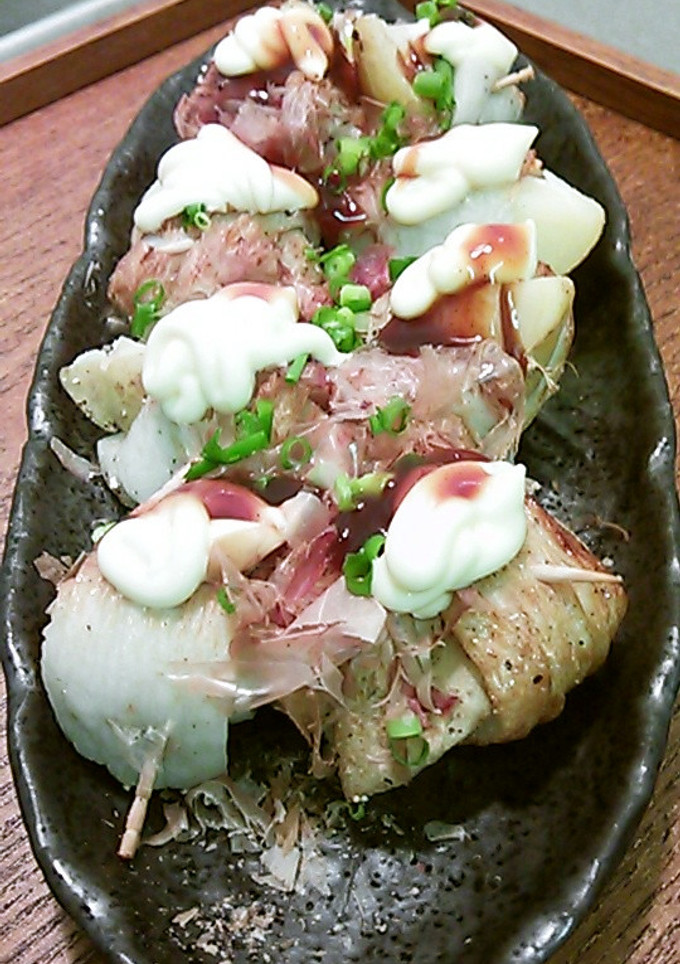 ポテトちくわ巻たこ焼き風-レシピのメイン写真