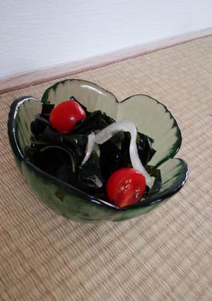便秘解消～絶品わかめサラダ♡-レシピのメイン写真