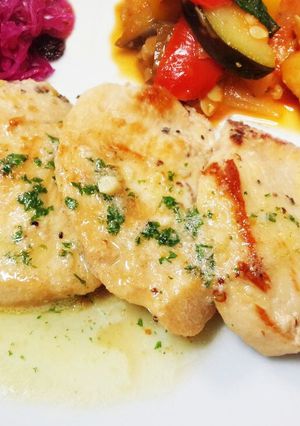 チキンソテーのガーリックバターソース-レシピのメイン写真