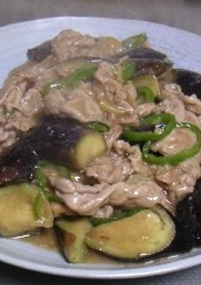 夏の定番！茄子と豚バラ肉の中華風うま煮-レシピのメイン写真