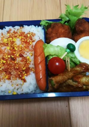 中学生男子部活弁当　1-レシピのメイン写真