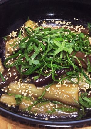夏らしくトッピング♪ ナスの煮びたし-レシピのメイン写真