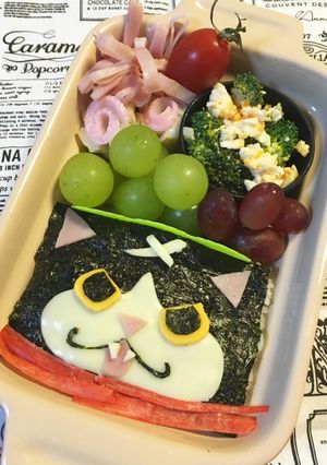 キャラ弁☆海苔弁な妖怪ウォッチフユニャン-レシピのメイン写真