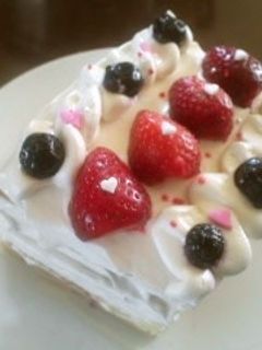 ☆簡単!!アニバーサリーケーキ☆-レシピのメイン写真