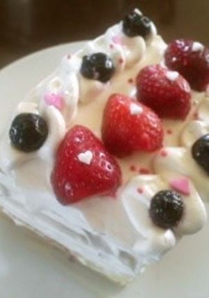☆簡単！！アニバーサリーケーキ☆-レシピのメイン写真