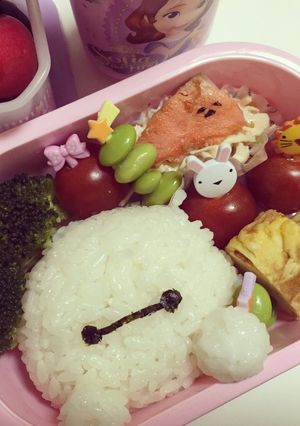 簡単 キャラ弁 ベイマックス-レシピのメイン写真
