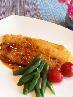 白身魚(パンガシウス)のピリ辛照焼き-レシピのメイン写真
