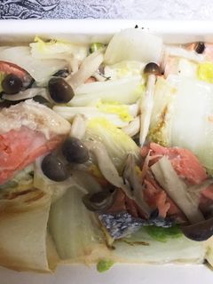 簡単!鮭と白菜のクリーム煮-レシピのメイン写真