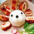 ささみのトマトチーズカツライオンプレート