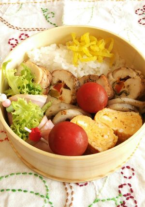 チキンロール♪ お弁当-レシピのメイン写真