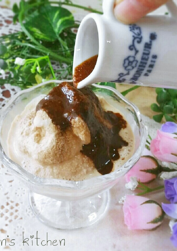 袋で簡単♡大人のカフェオレアイスクリーム-レシピのメイン写真