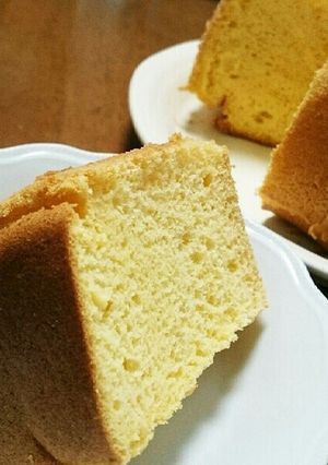 嬉しい全卵使用！シンプルシフォンケーキ♪-レシピのメイン写真