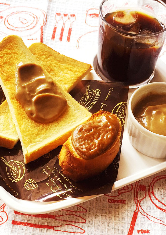 レンジで簡単カフェオレカスタードトースト-レシピのメイン写真