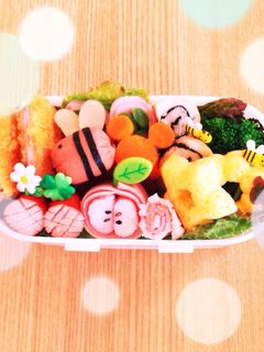 お弁当簡単おかず可愛い隙き間飾りキャラ弁-レシピのメイン写真