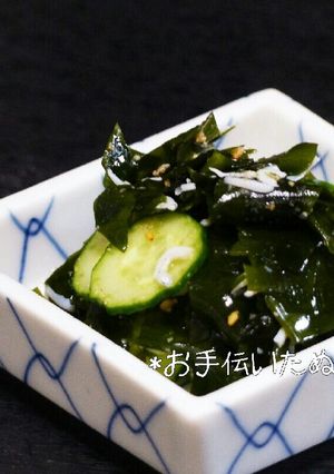 【時短】5分で！わかめと胡瓜の甘酢和え-レシピのメイン写真
