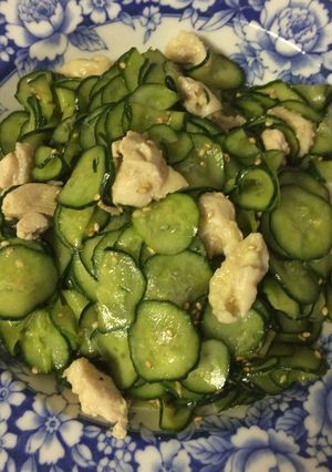 夏にサッパリ!きゅうり鶏肉-レシピのメイン写真