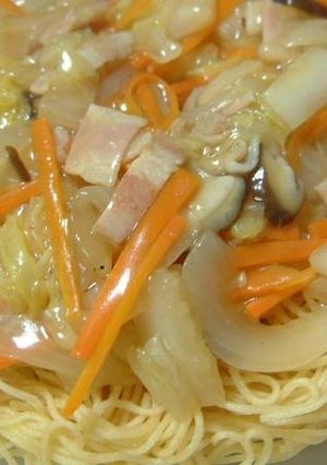 素麺で作る皿うどん-レシピのメイン写真