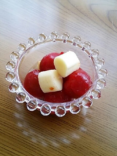 ミニトマトとモッツァレラのハニーマリネ-レシピのメイン写真