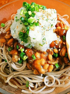 つるりん冷やしなめこ納豆おろし蕎麦-レシピのメイン写真