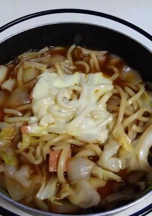 なげやりなブラウンシチューうどん鍋-レシピのメイン写真