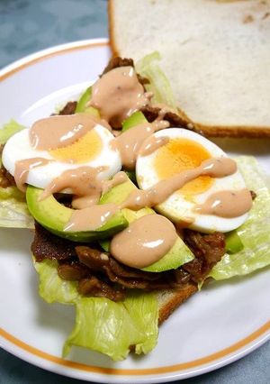 簡単！ステーキアボカドサンド-レシピのメイン写真