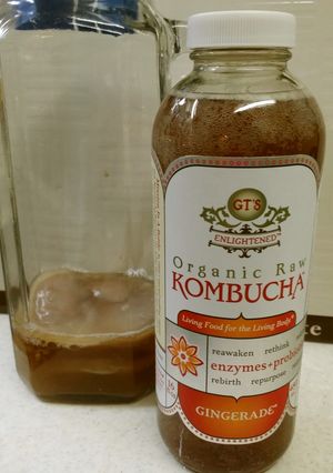 ラズベリージャムで紅茶キノコの2次発酵-レシピのメイン写真