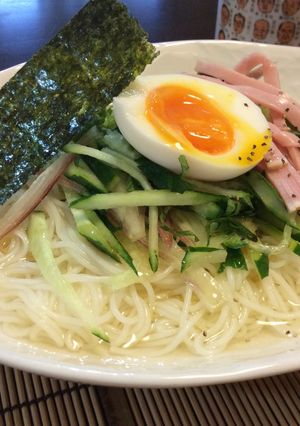 鶏ガラ塩そうめん-レシピのメイン写真