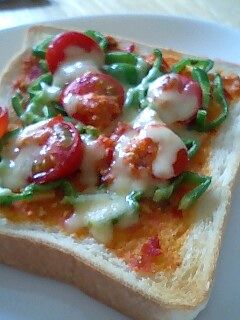 美味しい、ピザ風トースト-レシピのメイン写真