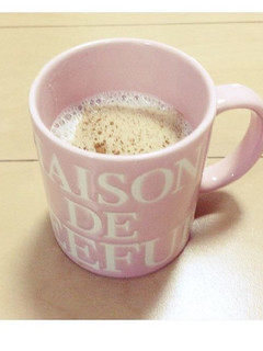 豆乳小豆ラテ(シナモン入り)-レシピのメイン写真