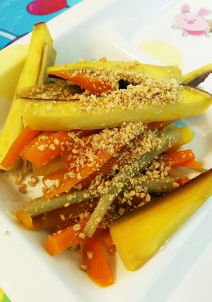 子供も大好き野菜パクパク金平-レシピのメイン写真