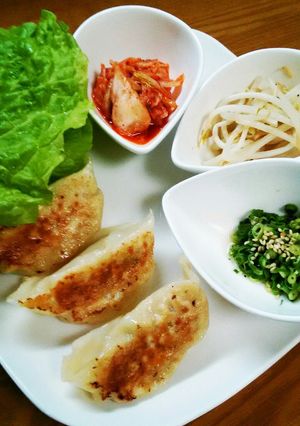 餃子でサムギョプサル風♪-レシピのメイン写真