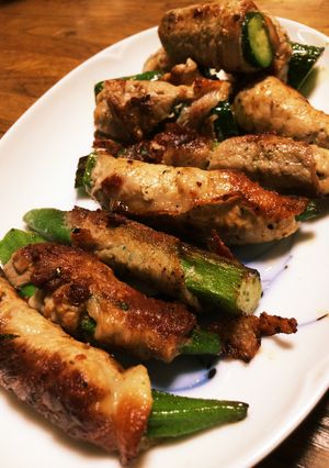 簡単！オクラの肉巻き-レシピのメイン写真