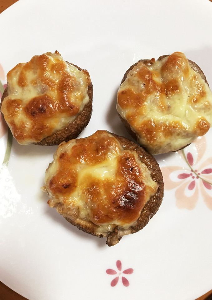 しいたけの塩そぼろ焼き-レシピのメイン写真
