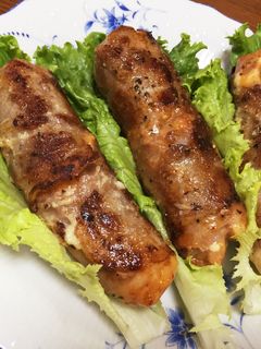 大満足!カサ増しキムチチーズ肉巻き♪-レシピのメイン写真
