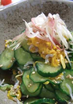 捨てないで！かぼちゃのわたで酢の物-レシピのメイン写真