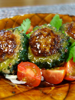 ゴーヤのふわふわ豆腐バーグ-レシピのメイン写真