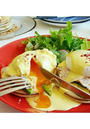 簡単ヘルシー♪オランディーヌソース風-レシピのメイン写真