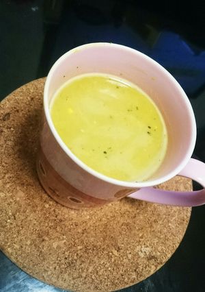超かんたん！冷凍かぼちゃでなめらかスープ-レシピのメイン写真