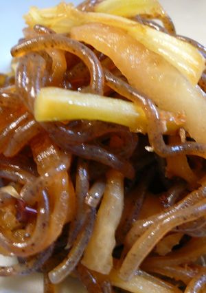 繊維質たっぷり☆野菜入り糸こん炒り煮-レシピのメイン写真