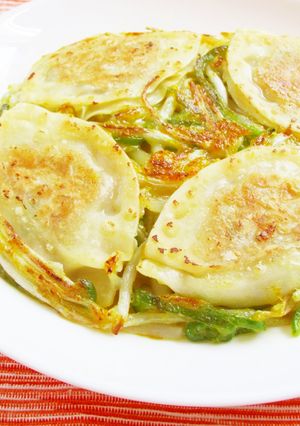 餃子もやしガレット＊カレーチーズ-レシピのメイン写真