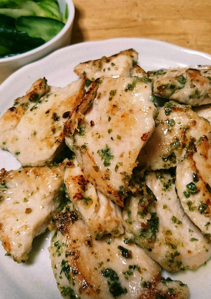 給料日前 袋で簡単 鶏ムネいそべ焼き-レシピのメイン写真