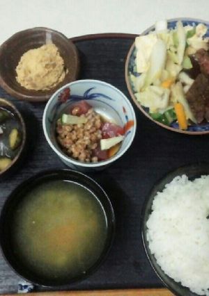 ステーキ無油御膳（血管ダイエット796）-レシピのメイン写真